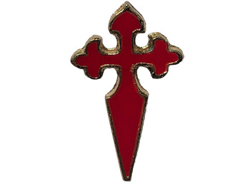 Pin Metal Cruz de Santiago grande