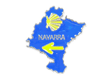 Pin Metal Mapa Navarra