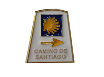 Pin Mojón Camino de Santiago