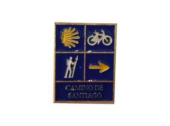 Pin Peregrino, Bici, Estrella y Flecha Camino de Santiago