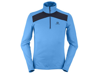 Pullover Salomon Discovery LT HZ Azul/Negro