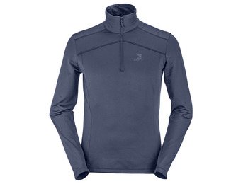 Pullover Salomon Discovery LT HZ Marino