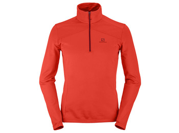 Pullover Salomon Discovery LT HZ Rojo