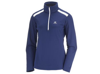 Pullover Salomon Discovery LT HZ W Marino/Blancoi