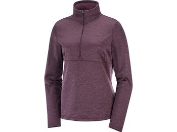 Pullover Salomon Transition HZ W Granate