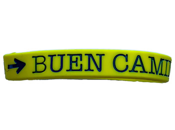 Pulsera Silicona Concha Camino Santiago Amarillo