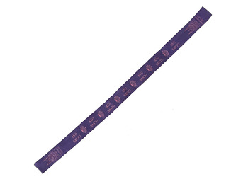 Pulsera tela Año Santo Morado-Rosa