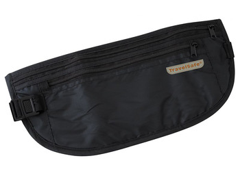 Riñonera Portadocumentos TravelSafe Moneybelt Light Negro