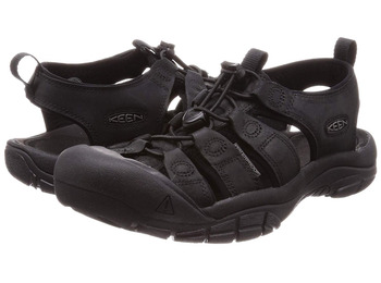 Sandalia Keen Newport Cuero Negro