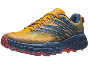 Zapatilla Hoka Speedgoat 4 W Amarillo/Gris