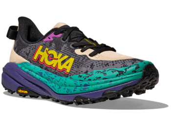 Zapatilla Hoka Speedgoat 6 W Gris/Verde/Morado