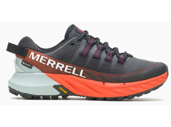 Zapatilla Merrell Agility Peak 4 GTX W Negro/Rojo