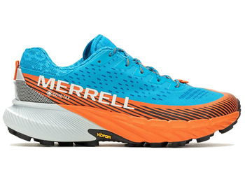 Zapatilla Merrell Agility Peak 5 GTX Azul/Naranja