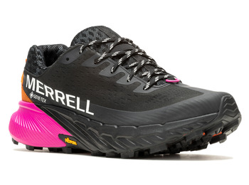 Zapatilla Merrell Agility Peak 5 GTX Negro/Rosa/Naranja