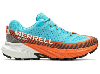 Zapatilla Merrell Agility Peak 5 GTX W Azul/Naranja