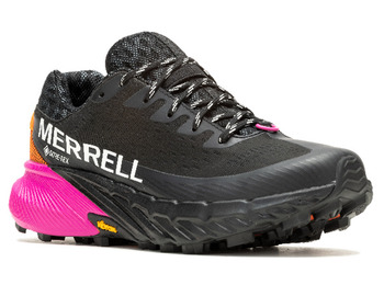 Zapatilla Merrell Agility Peak 5 GTX W Negro/Rosa/Naranja