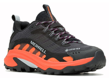 Zapatilla Merrell Moab Speed 2 GTX W Negro/Naranja