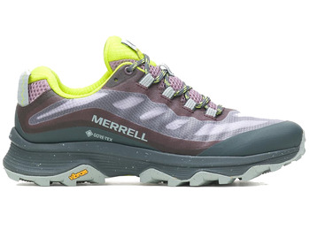 Zapatilla Merrell Moab Speed GTX W Negro/Gris/Amarillo