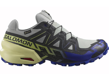 Zapatilla Salomon Speedcross 6 GTX Gris/Negro/Azul/Verde