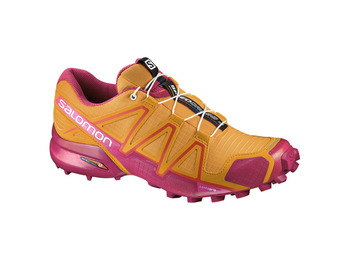 Zapatilla Salomon Speedcross 4 W Amarillo/Rosa