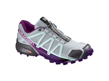 Zapatilla Salomon Speedcross 4 W Gris/Violeta