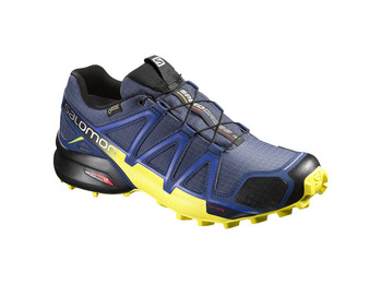 Zapatilla Salomon Speedcross 4 GTX Marino/Amarillo