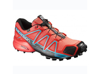 Zapatilla Salomon Speedcross 4 GTX W Rojo/Coral/Azul