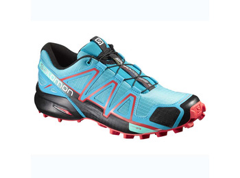 Zapatilla Salomon Speedcross 4 W Turquesa/Rojo