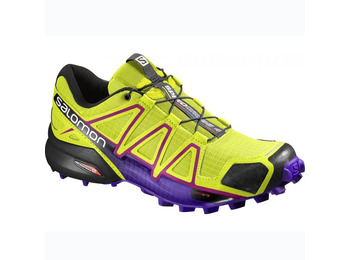 Zapatilla Salomon Speedcross 4 W Verde lima/Violeta/Negro