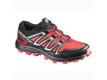 Zapatilla Salomon Speedtrak W Rojo/Negro