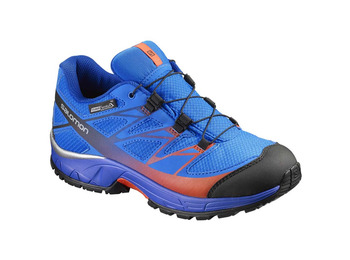 Zapatilla Salomon Wings CS WP J Azul/Naranja