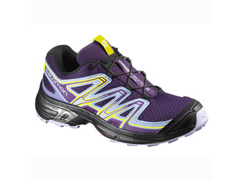 Zapatilla Salomon Wings Flyte 2 W Violeta/Amarillo/Negro