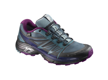 Zapatilla Salomon Wings Pro 2 GTX W Gris/Morado/Negro