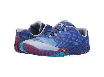 Zapatilla Trail Glove 4 W Azul/Fucsia/Blanco