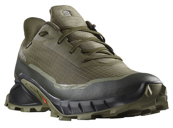 Zapatillas Salomon Alphacross 5 GTX Verde Oliva