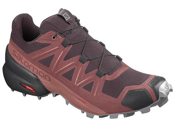 Zapatillas Salomon Speedcross 5 W Granate/Rojo