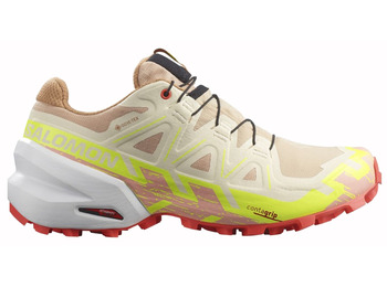 Zapatillas Salomon Speedcross 6 GTX W Beige/Amarillo