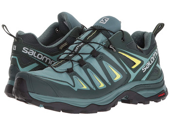 Zapatillas Salomon X Ultra 3 GTX W Verde/Negro/Amarillo