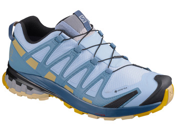 Zapatillas Salomon XA PRO 3D GTX V8 W Azul/Mostaza