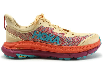 Zapatilllas Hoka Mafate Speed 4 Crema/Fucsia