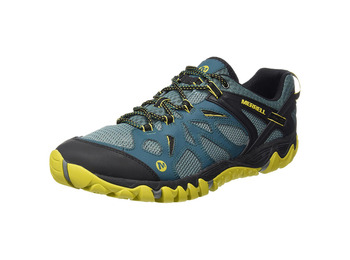 Zapato Merrell All Out Blaze Aero Sport Azul/Amarillo