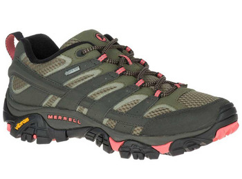 Zapato Merrell Moab 2 GTX W Oliva/Coral