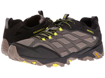 Zapato Merrell Moab Fst GTX Gris/Negro/Amarillo