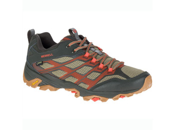 Zapato Merrell Moab Fst GTX Negro/Marrón/Teja