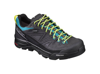 Zapato Salomon X Alp LTR GTX W Negro/Azul/Lima