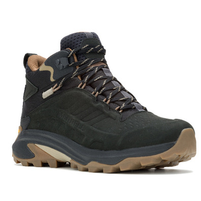 Bota Merrell Moab Speed 2 LTR Mid WP Negro/ Oliva