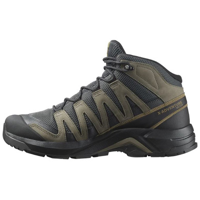 Bota Salomon X-Adventure Recon Mid GTX Gris/Negro/Kaki