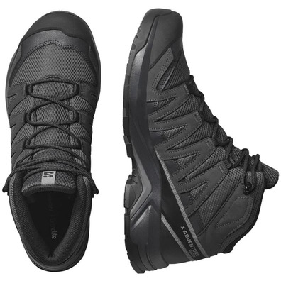 Bota Salomon X-Adventure Recon Mid GTX Negro/Gris