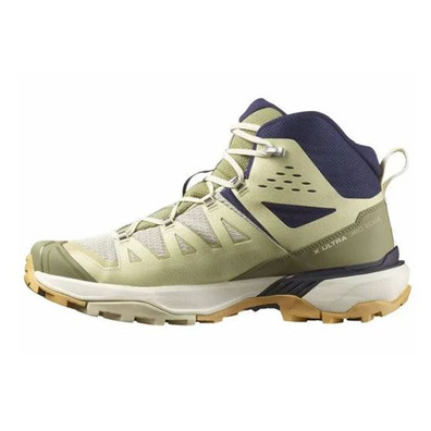 Botas Salomon X Ultra 360 Edge Mid GTX Beige/Verde