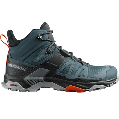 Botas Salomon X Ultra 4 Mid GTX Azul Acero